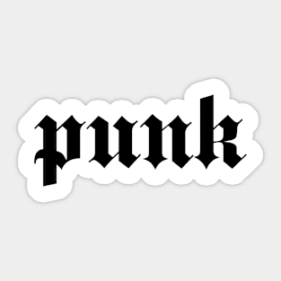 punk gothic Sticker